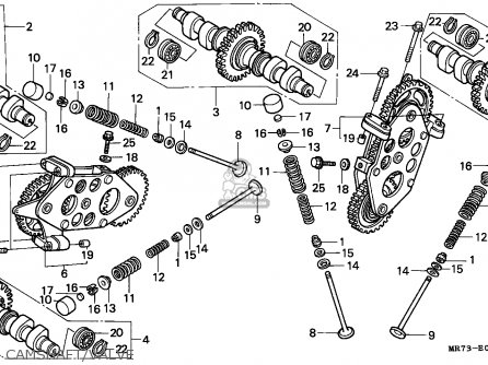 Honda VFR750R RC30 1990 (L) ENGLAND parts lists and schematics