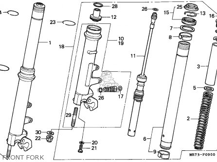 VFR750R（RC30）サービスマニュアル パーツリストのセット VFR750R
