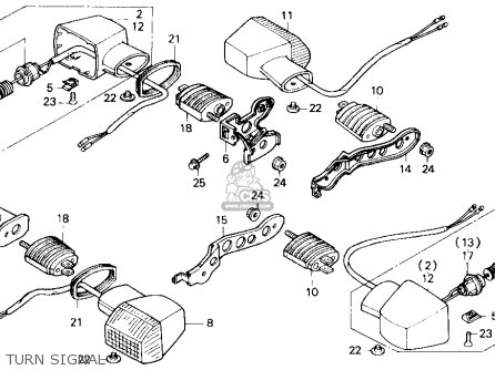 Honda VFR750R RC30 1990 (L) USA CALIFORNIA parts lists and schematics