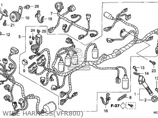 Honda VFR800 2008 (8) ENGLAND parts lists and schematics