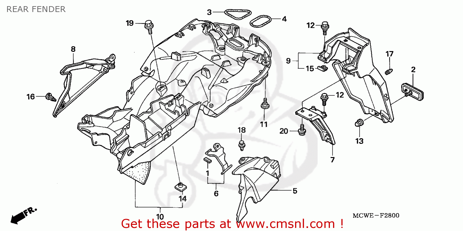 vfr800 fender eliminator