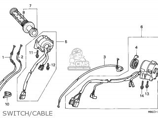 Honda VFR800FI 1999 (X) ENGLAND parts lists and schematics