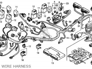 Honda VFR800FI 1999 (X) ENGLAND parts lists and schematics