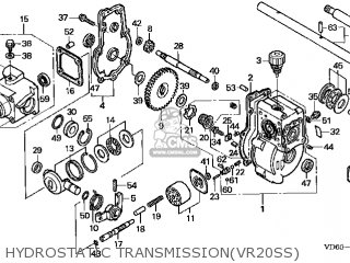 Honda VR20SS\CH1K\10VD602 parts lists and schematics