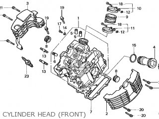 Honda VT1100C3 SHADOW AERO 2000 (Y) USA parts lists and schematics