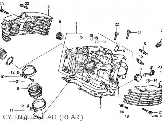 Honda VT1100C3 SHADOW AERO 2000 (Y) USA parts lists and schematics