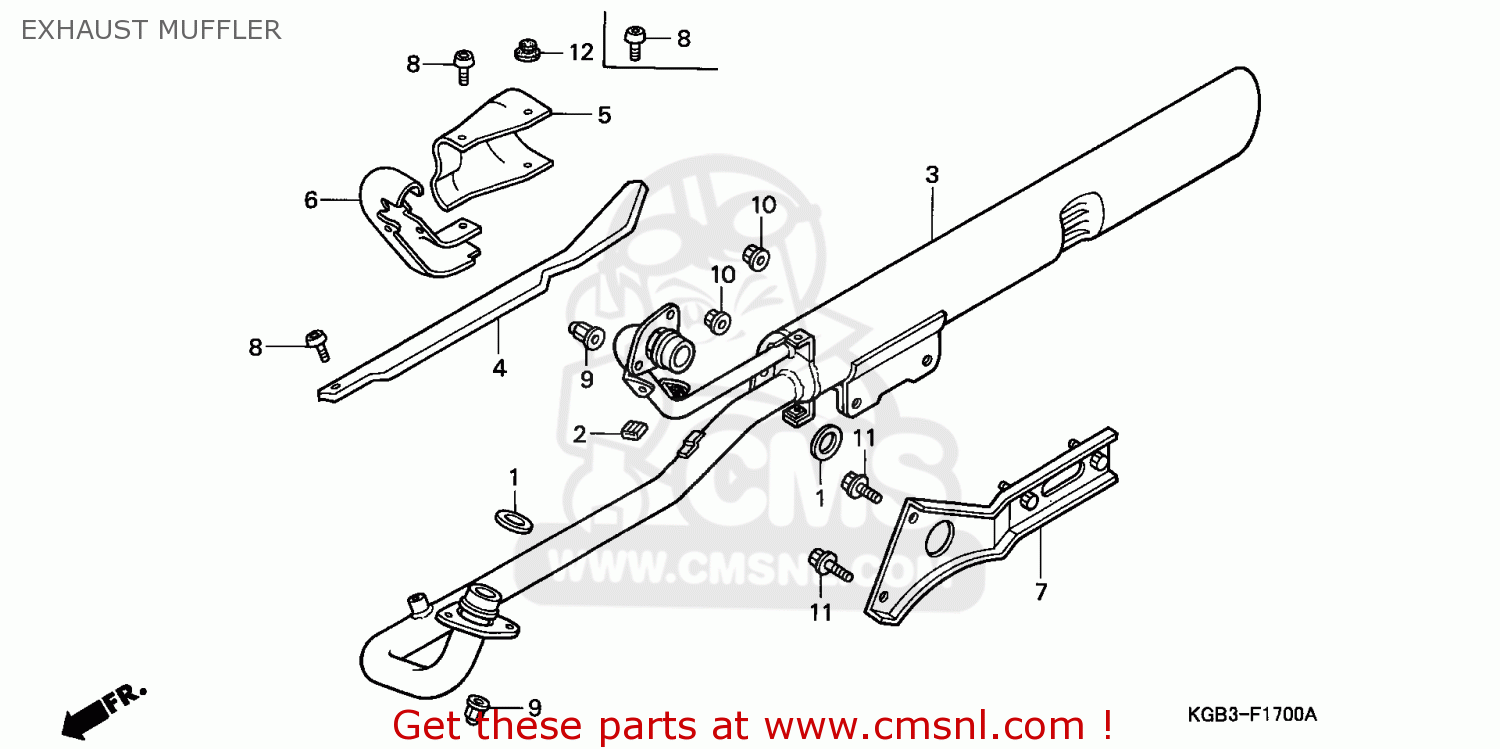 honda shadow 125 exhaust