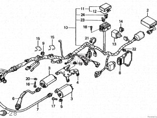 Honda VT250 SPADA 1988 (J) JAPAN MC20-100 parts lists and schematics