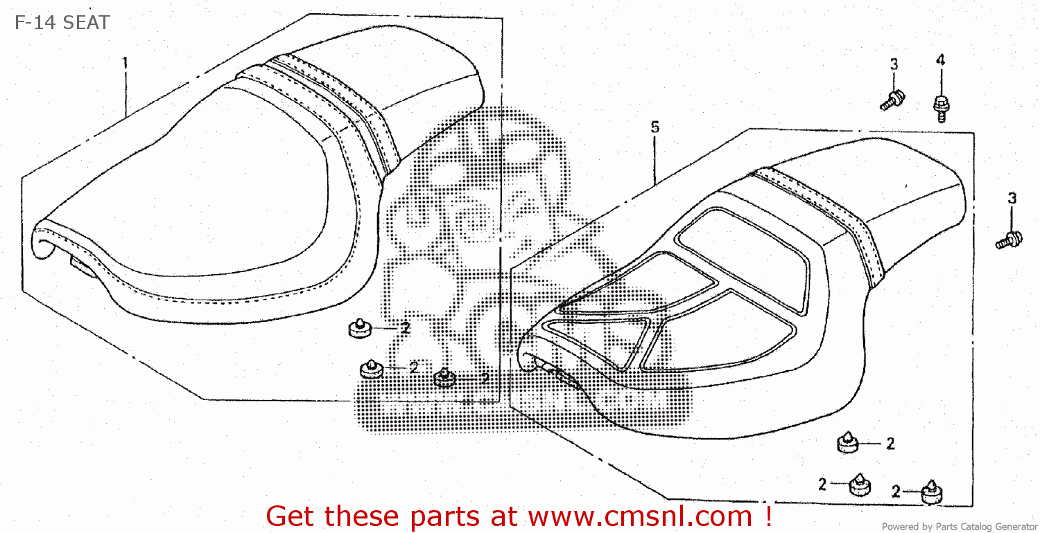 Honda VT250C 1995 (S) F-14 SEAT - buy F-14 SEAT spares online