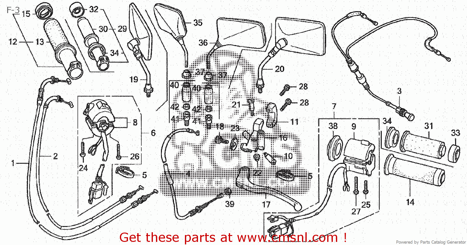 Honda Vt250c Magna 2001 (1) Japan Mc29-151 F-3 - Buy F-3 Spares Online