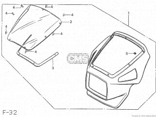 Honda VT250F 1982 (C) JAPAN parts lists and schematics