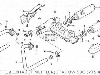 Honda VT500C SHADOW 1983 (D) parts lists and schematics