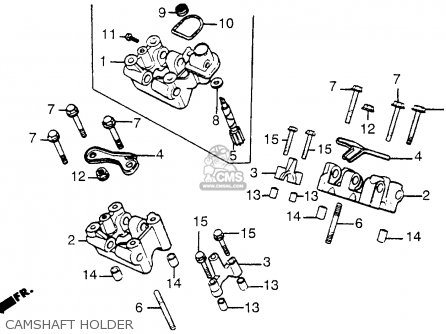 Honda VT500C SHADOW 500 1983 (D) USA parts lists and schematics