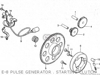 Honda VT500E 1983 (D) parts lists and schematics
