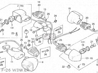 Honda VT500E 1983 (D) parts lists and schematics