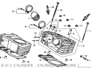 Honda VT500FT ASCOT parts lists and schematics