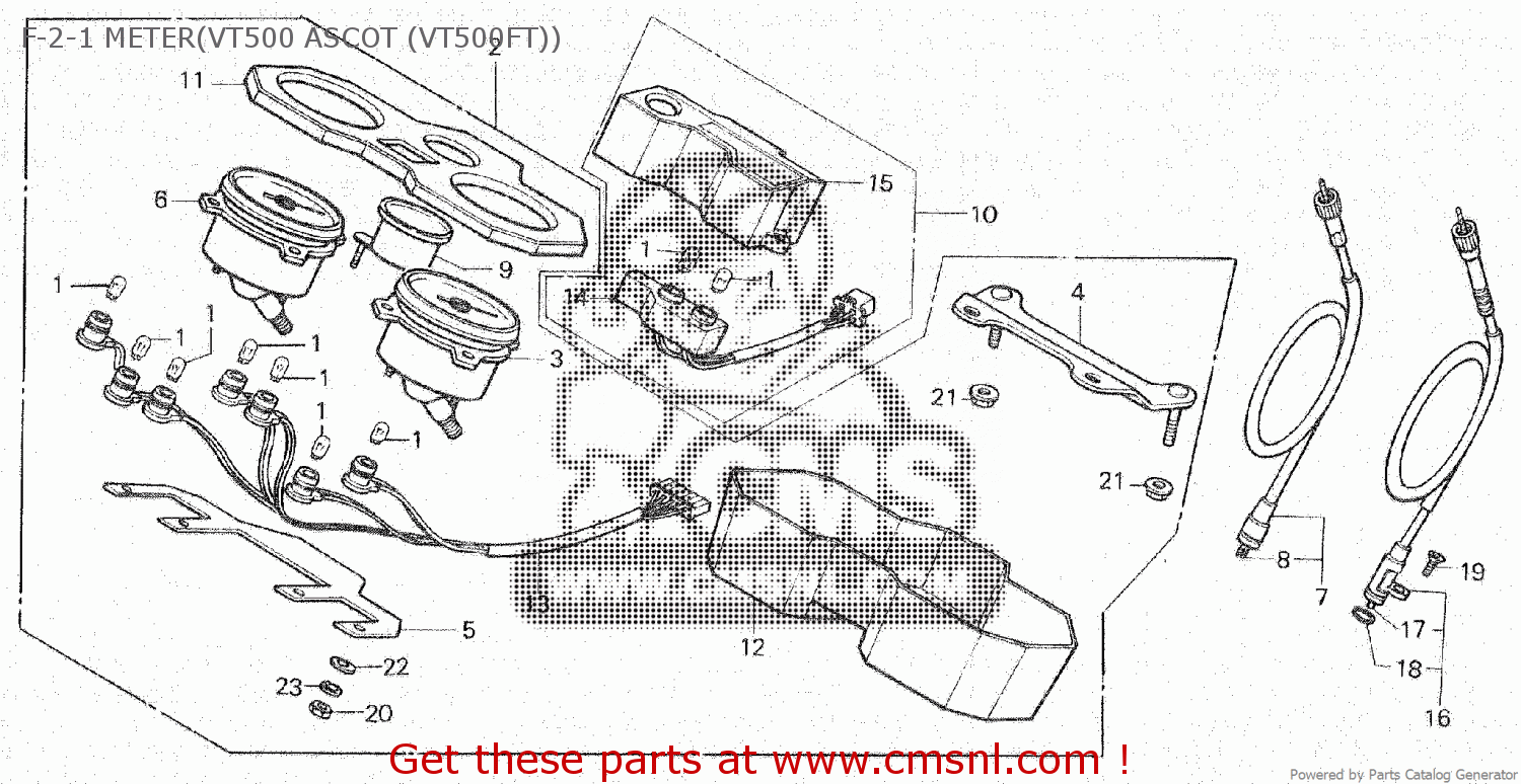 Honda VT500FT ASCOT F21 METER(VT500 ASCOT (VT500FT)) buy F21