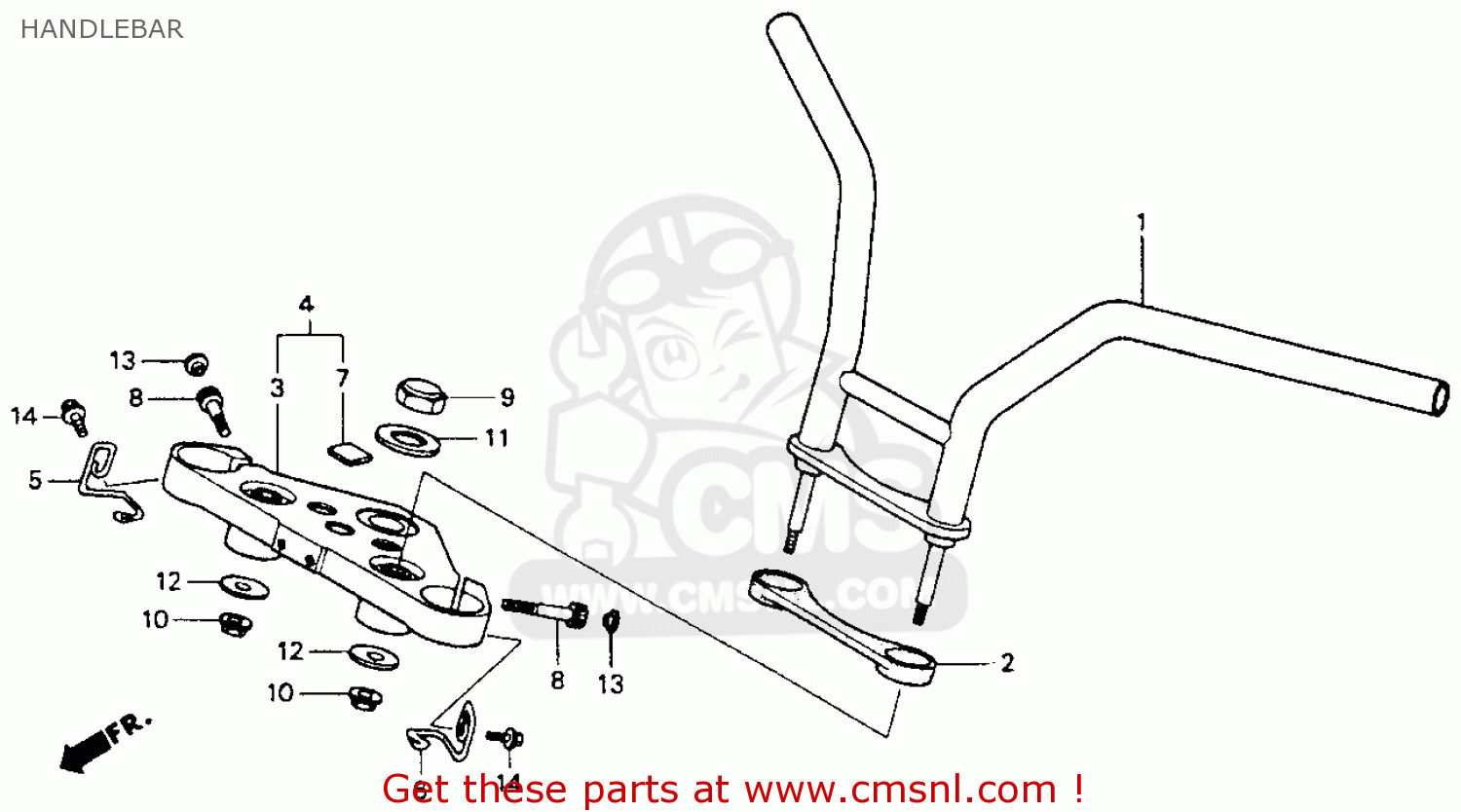 honda shadow vlx 600 handlebars