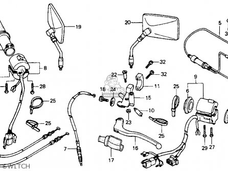 Honda VT600C SHADOW VLX 1993 (P) USA CALIFORNIA parts lists and schematics
