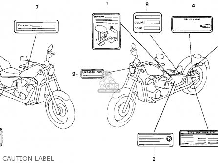 Honda VT600CD SHADOW VLX DELUXE 1995 (S) USA CALIFORNIA parts lists and