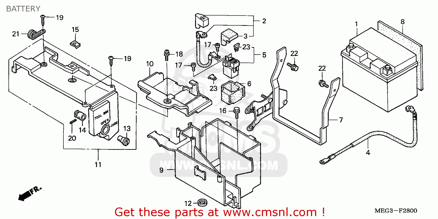 Honda VT750C 2004 (4) EUROPEAN DIRECT SALES BATTERY - buy BATTERY ...