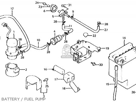 Honda Vt750c Shadow 1983 (d) Usa parts list partsmanual ... honda shadow aero wiring diagram 