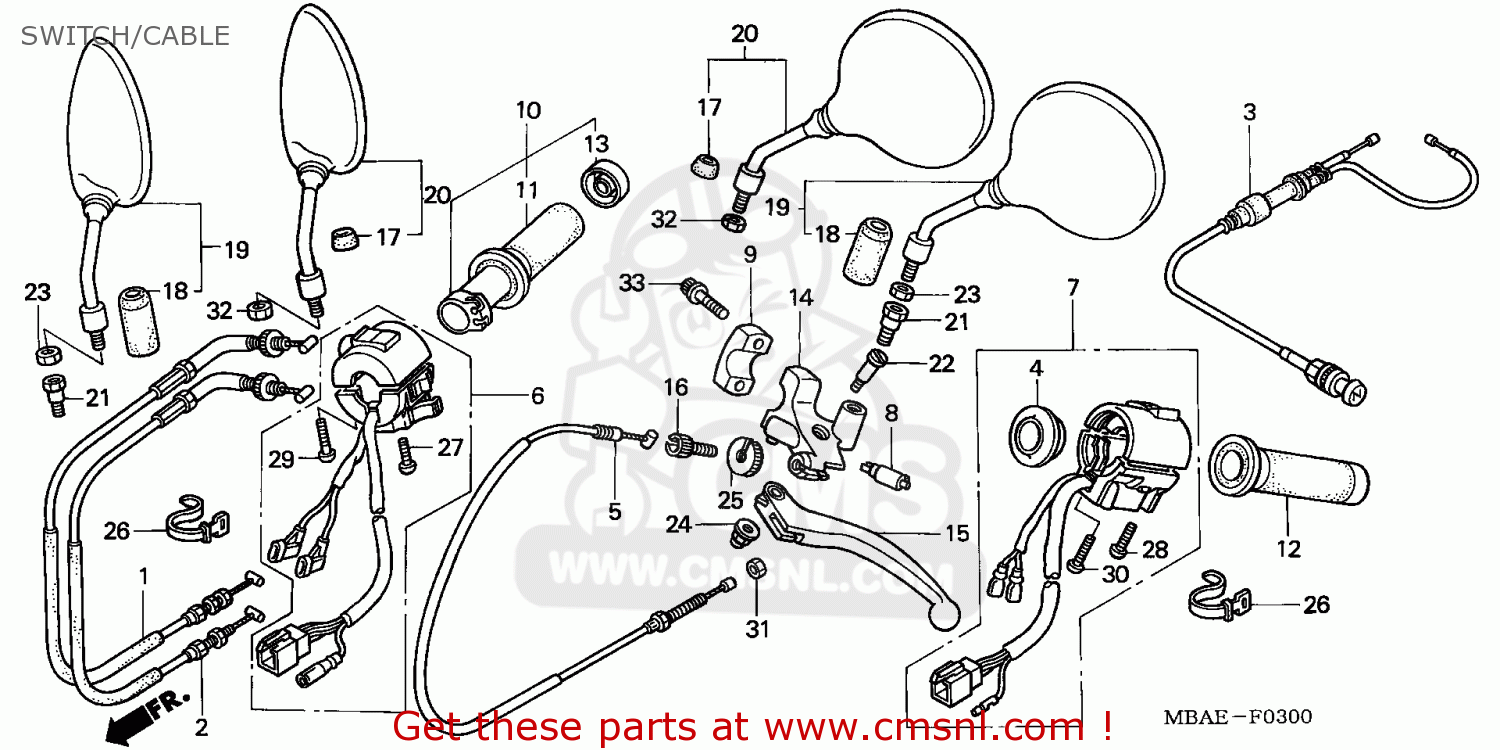 Honda VT750C SHADOW 2000 (Y) EUROPEAN DIRECT SALES / KPH MK SWITCH