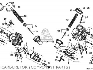 Honda VT750C2 2001 (1) ENGLAND parts lists and schematics