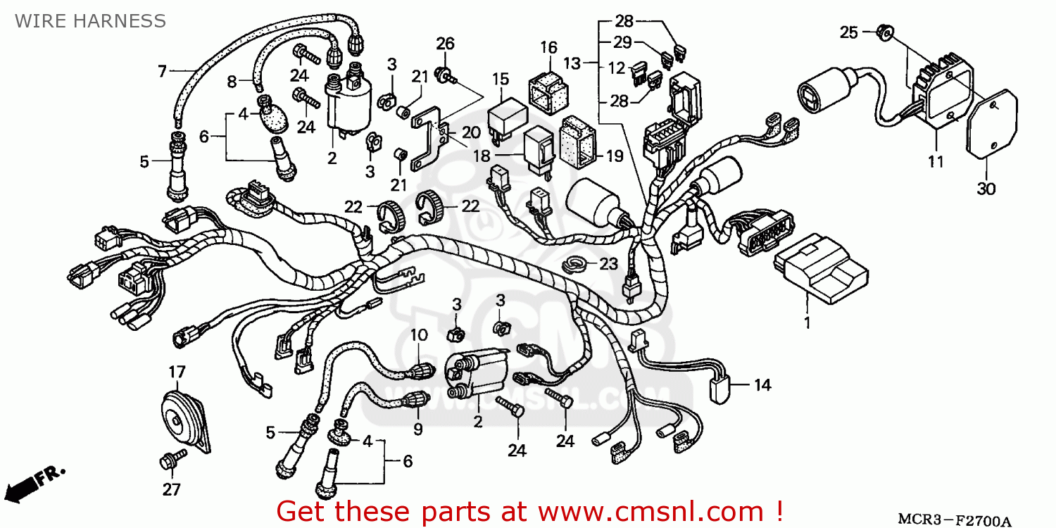 Honda Vt750dc Wiring Harness