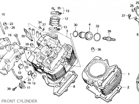 Honda VT800C SHADOW 1988 (J) USA parts lists and schematics