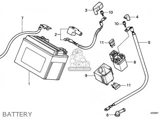 Honda VTR1000F FIRESTORM 1997 (V) ENGLAND パーツリストと回路図