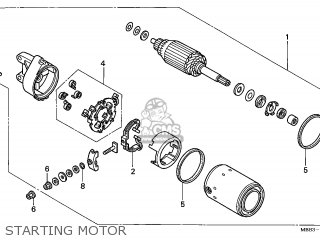 Honda VTR1000F FIRESTORM 1997 (V) ENGLAND パーツリストと回路図