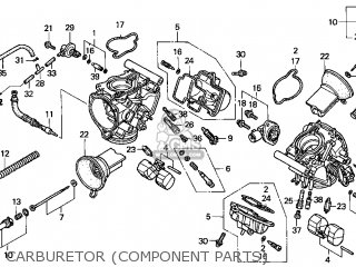 Honda VTR1000F SUPERHAWK 1998 (W) USA parts lists and schematics