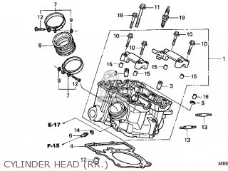 Honda Vtr1000f Superhawk 1998 (w) Usa Parts Lists And Schematics