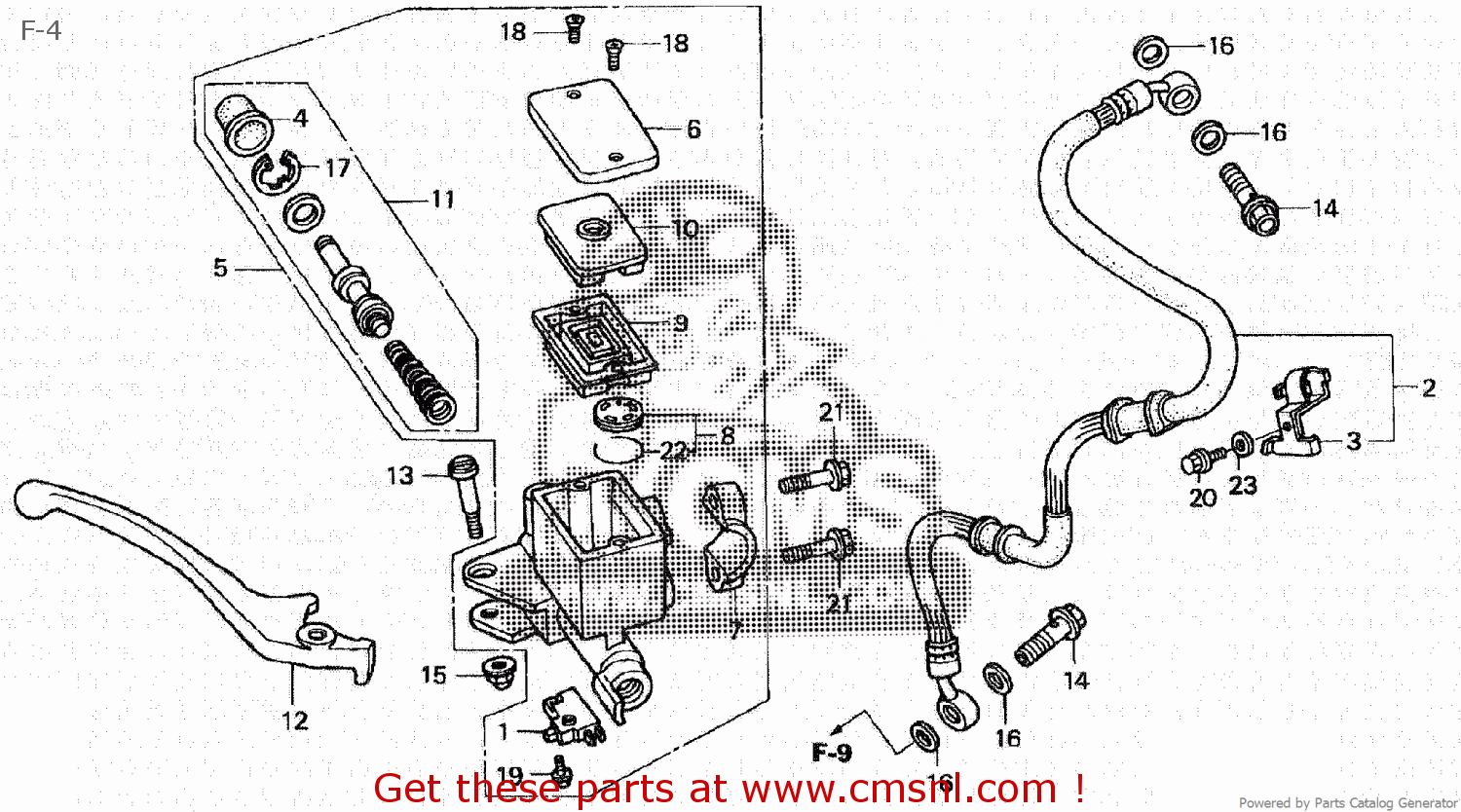 Honda VTR250 2003 (3) JAPAN MC33-102 F-4 - buy F-4 spares online