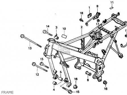 Honda Vtr250 Interceptor Vtr 1989 (k) Usa Parts Lists And Schematics