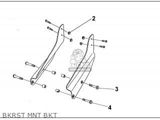 BKRST MNT BKT - VTX1300S 2005 (5) AUSTRALIA / RBM