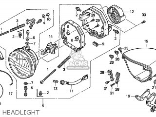 Honda VTX1300S 2006 (6) ENGLAND parts lists and schematics