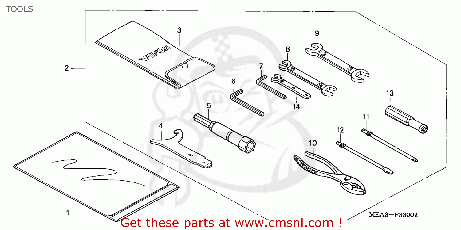 Honda VTX1300S 2007 (7) AUSTRALIA TOOLS buy TOOLS spares online