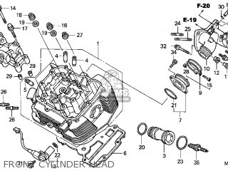 Honda VTX1800S 2002 (2) USA parts lists and schematics