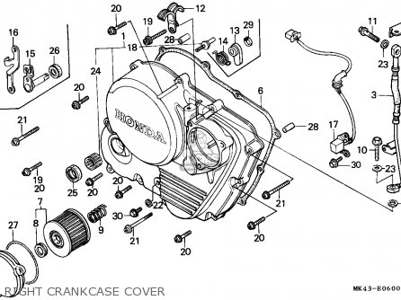 Honda XBR500 1985 (F) GERMANY / 27P parts lists and schematics