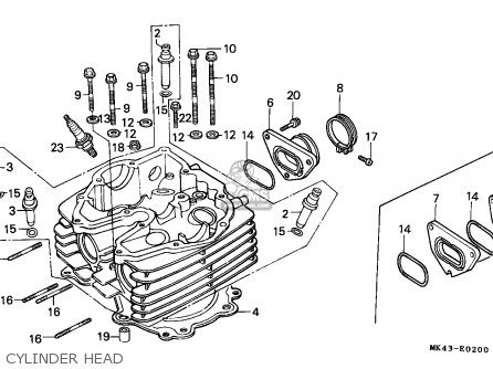 O. Honda XBR 500 PC 15 Schaltwelle Gangschaltung Schaltgabel Motor Sc