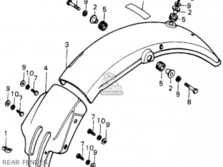 Honda XL100 1978 USA parts lists and schematics