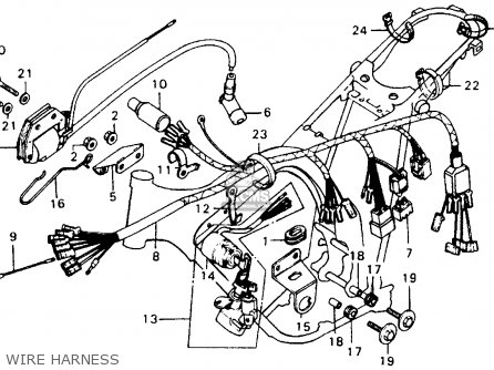 Honda XL100 1978 USA parts lists and schematics