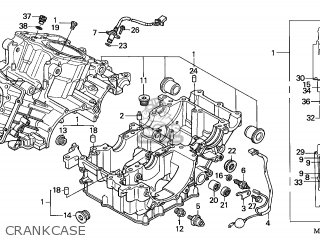 Honda Xl1000V Varadero 2004 (4) England Parts Lists And Schematics
