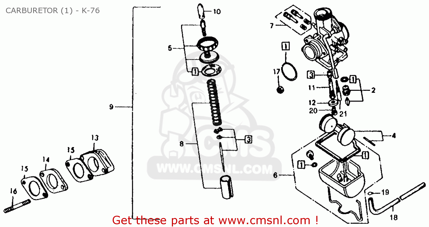 Honda XL125  Carb Repair  Kit