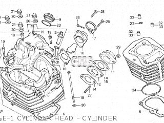 Honda XL125K2 U.S.A parts lists and schematics