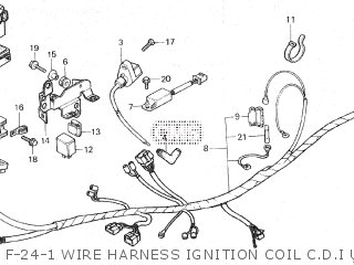 Honda XL125R 1985 (F) parts lists and schematics