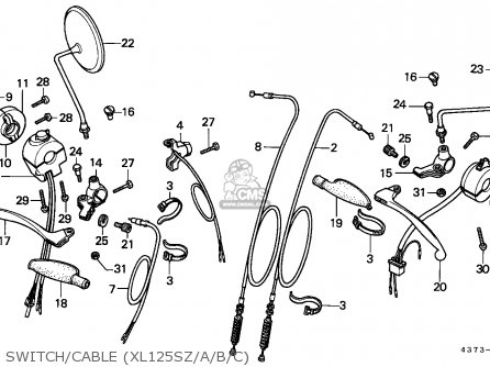 Honda XL125S 1979 (Z) AUSTRALIA / KPH parts lists and schematics