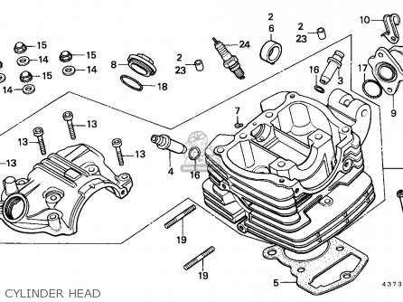 Honda XL125S 1980 (A) BELGIUM / KPH parts lists and schematics